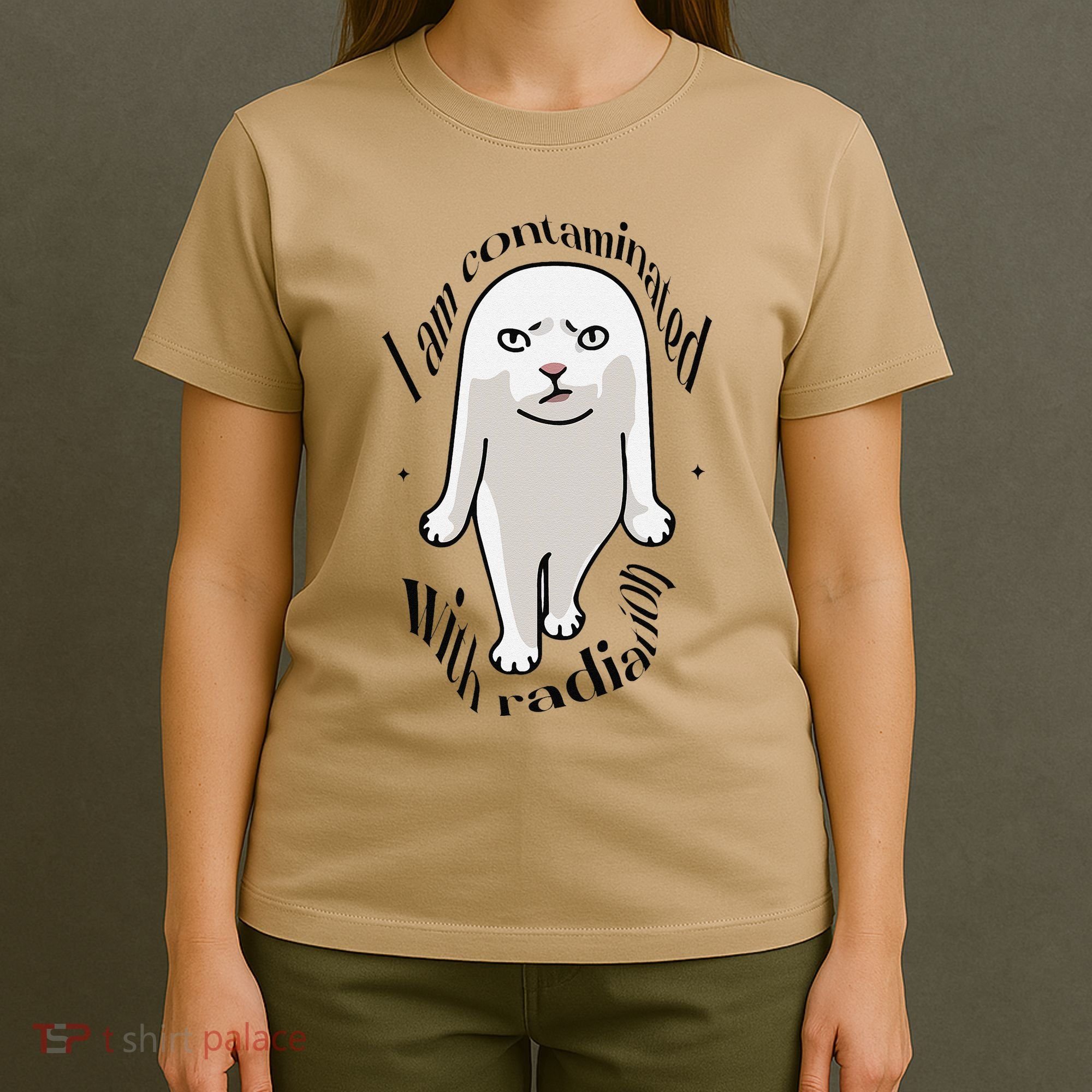 I Am Contaminated With Radiation Oddly Specific Dank Meme T-Shirt