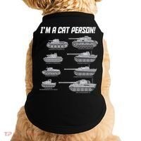 I'm A Cat Person WWII German Tanks Doggie Tank thumb 0