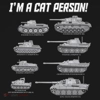 I'm A Cat Person WWII German Tanks Doggie Tank thumb 4