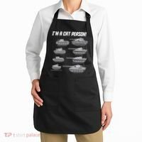 I'm A Cat Person WWII German Tanks Apron thumb 2