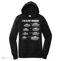 I'm A Cat Person WWII German Tanks Women's Hoodie thumb 0