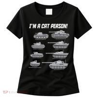 I'm A Cat Person WWII German Tanks Women's T-Shirt thumb 0