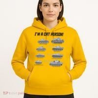 I'm A Cat Person WWII German Tanks Hoodie thumb 5