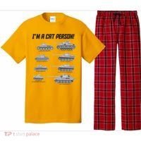 I'm A Cat Person WWII German Tanks Pajama Set thumb 0