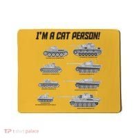 I'm A Cat Person WWII German Tanks Mousepad thumb 0