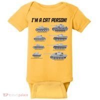 I'm A Cat Person WWII German Tanks Baby Bodysuit thumb 0
