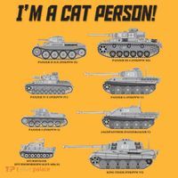 I'm A Cat Person WWII German Tanks Baby Bodysuit thumb 2
