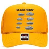 I'm A Cat Person WWII German Tanks Hat thumb 0