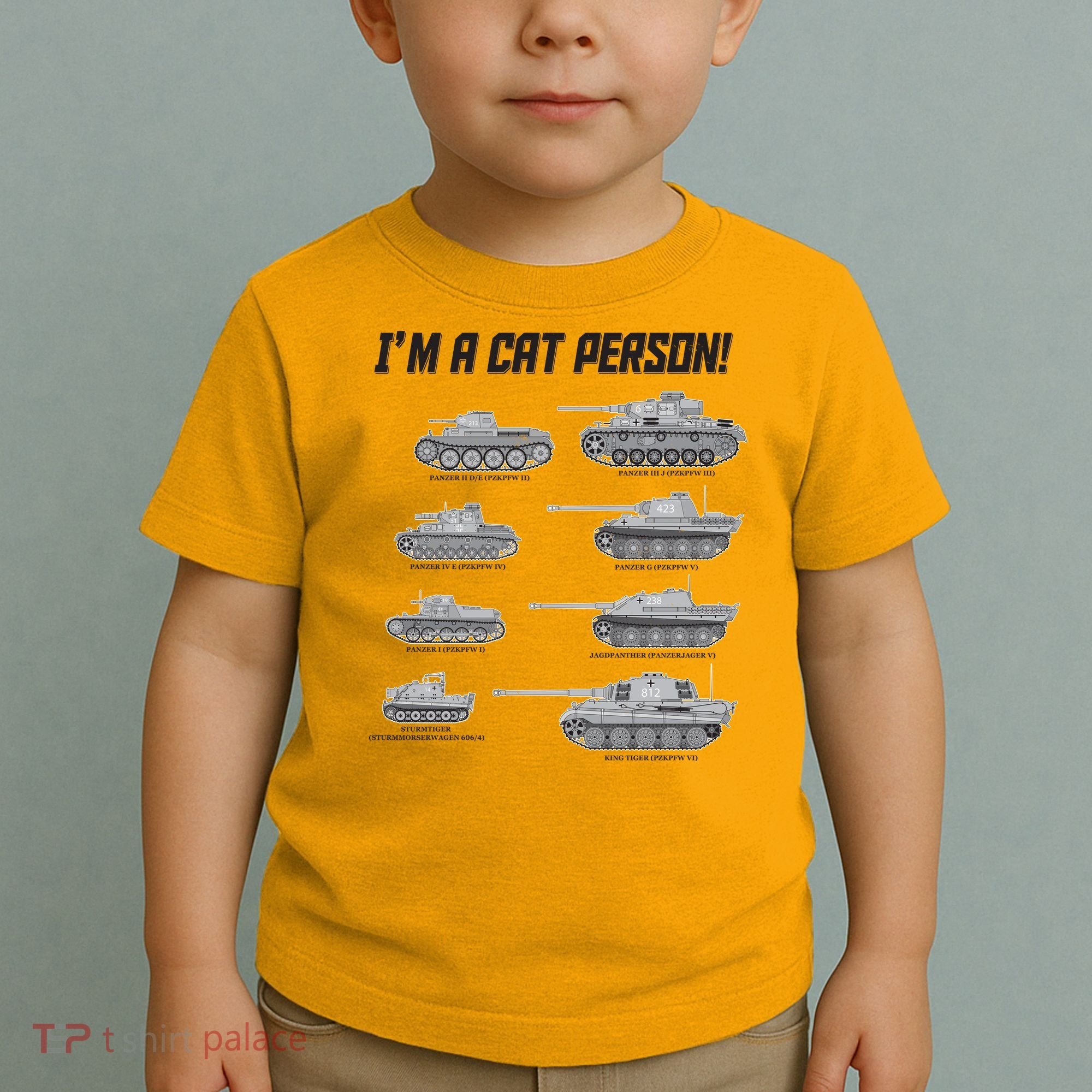 I'm A Cat Person WWII German Tanks Toddler T-Shirt