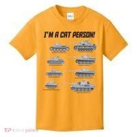 I'm A Cat Person WWII German Tanks Kids T-Shirt thumb 0