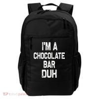 Im A Chocolate Bar Duh Halloween Costume Backpack thumb 0