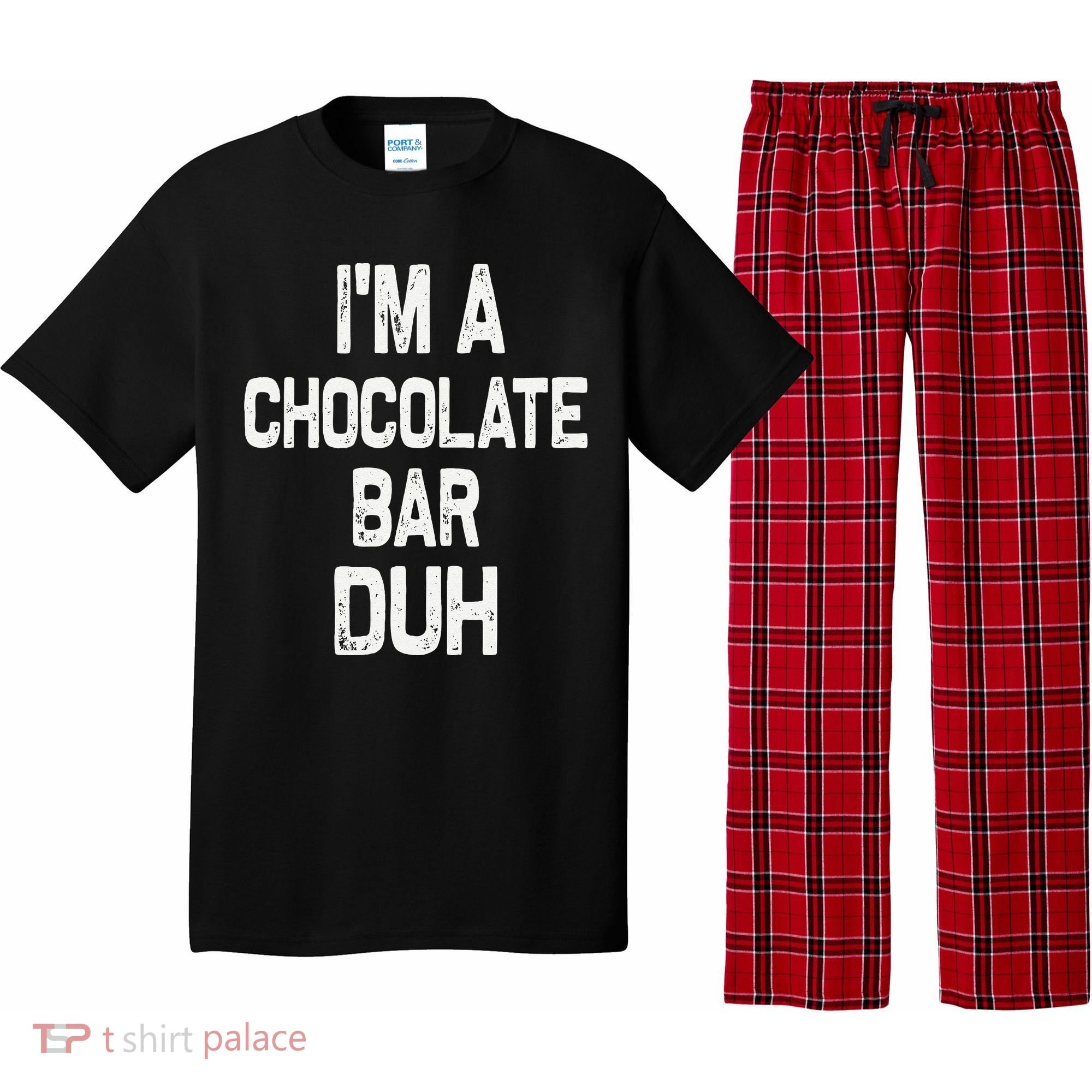 Im A Chocolate Bar Duh Halloween Costume Pajama Set