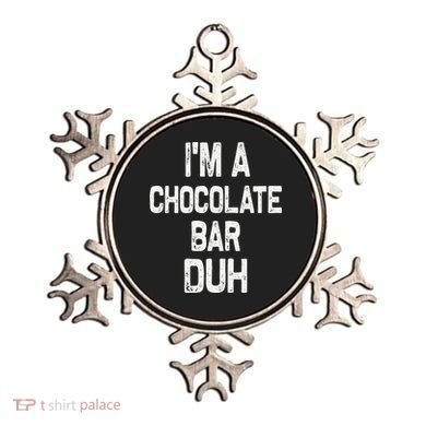 Im A Chocolate Bar Duh Halloween Costume Ornament