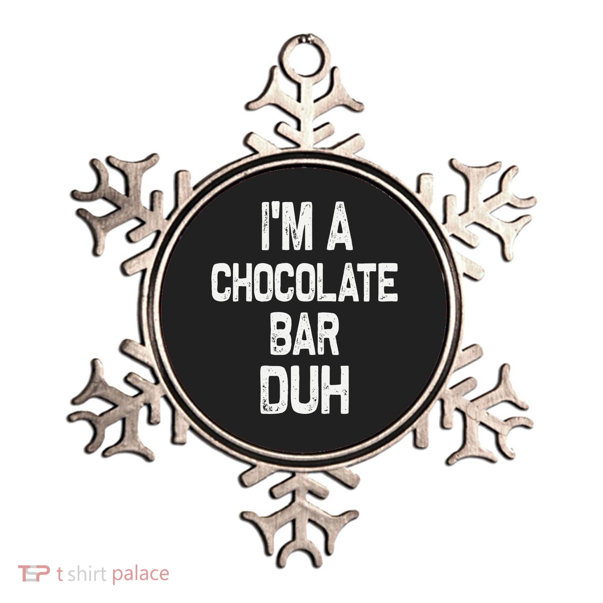 Im A Chocolate Bar Duh Halloween Costume Ornament