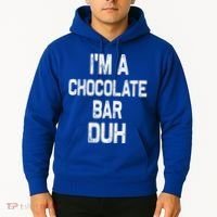 Im A Chocolate Bar Duh Halloween Costume Hoodie thumb 2