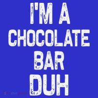 Im A Chocolate Bar Duh Halloween Costume Mousepad thumb 1