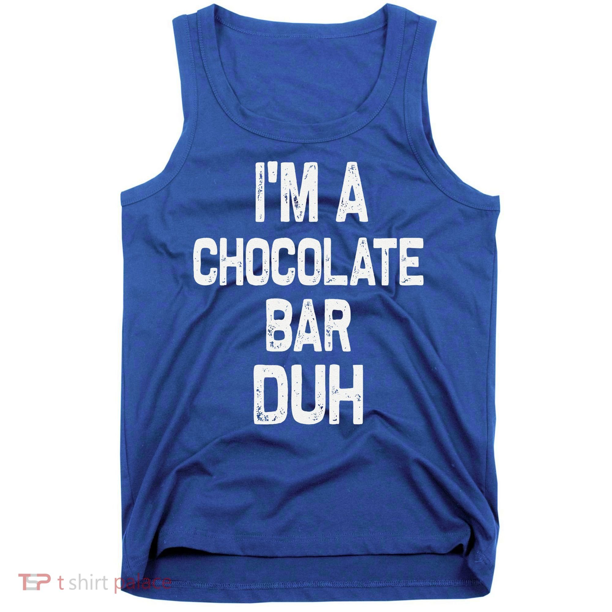 Im A Chocolate Bar Duh Halloween Costume Tank Top