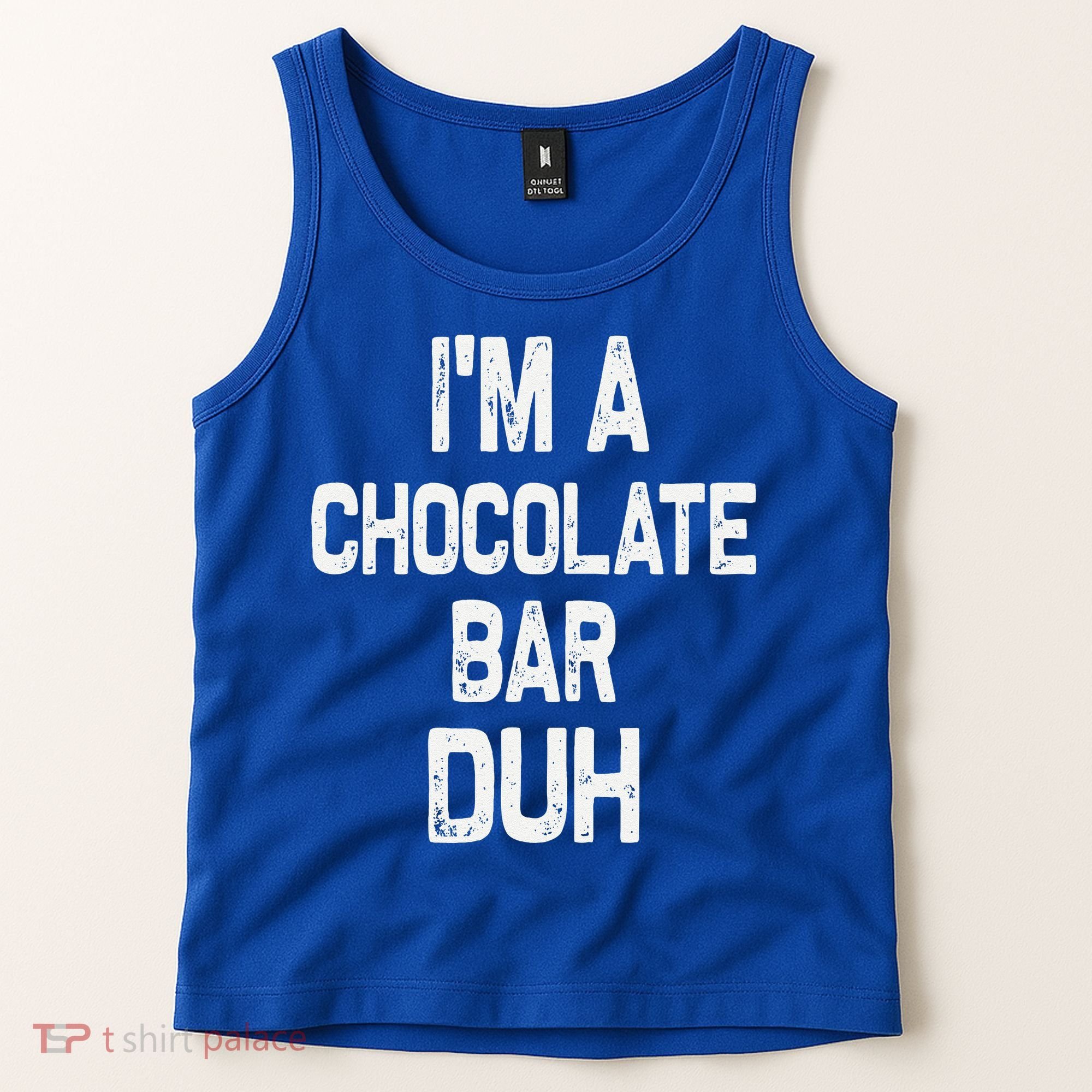 Im A Chocolate Bar Duh Halloween Costume Tank Top