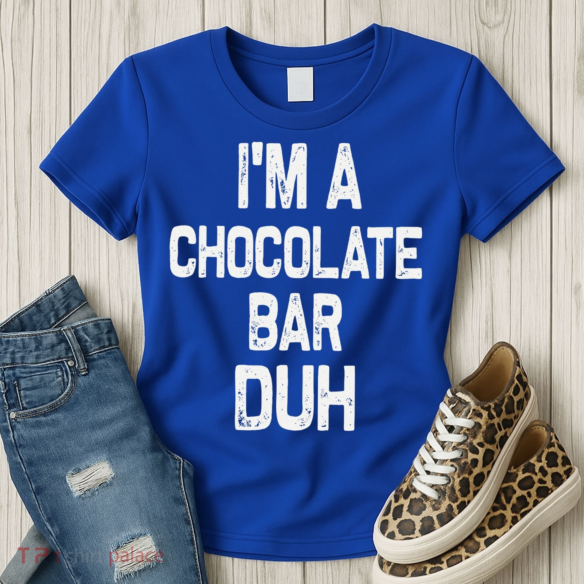 Im A Chocolate Bar Duh Halloween Costume Women's T-Shirt