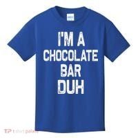Im A Chocolate Bar Duh Halloween Costume Kids T-Shirt thumb 0