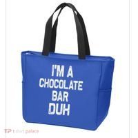 Im A Chocolate Bar Duh Halloween Costume Tote Bag thumb 3