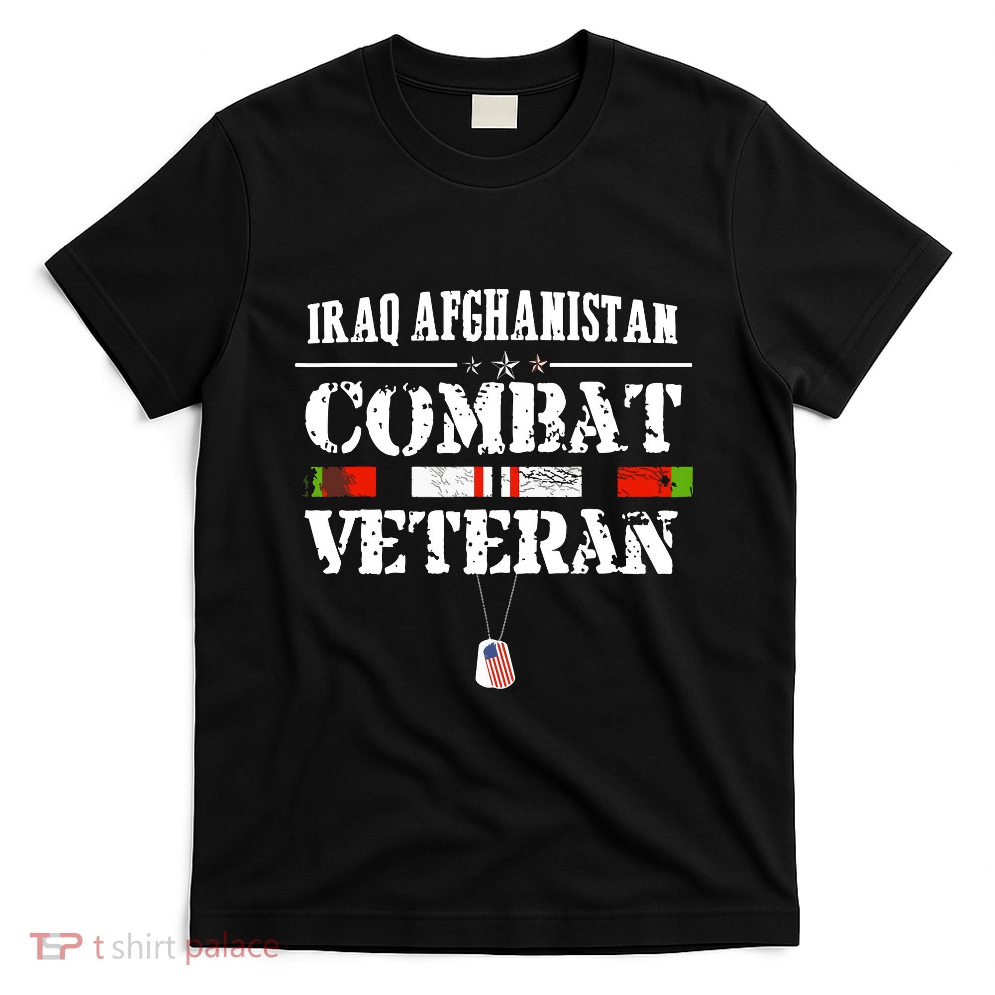 Iraq Afghanistan Combat Veteran Vintage T-Shirt