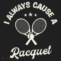 I Always Cause A Racquet For A Tennis Player Hat thumb 2