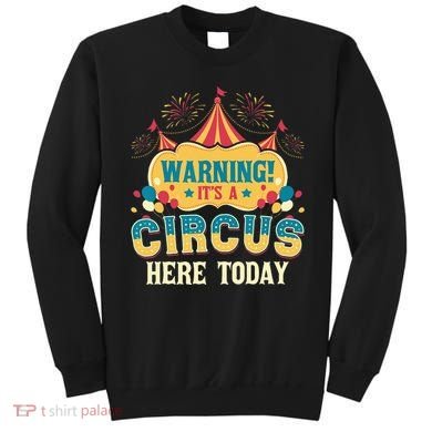 Its A Circus Here Today Circus Birthday Party Costume Sweatshirt