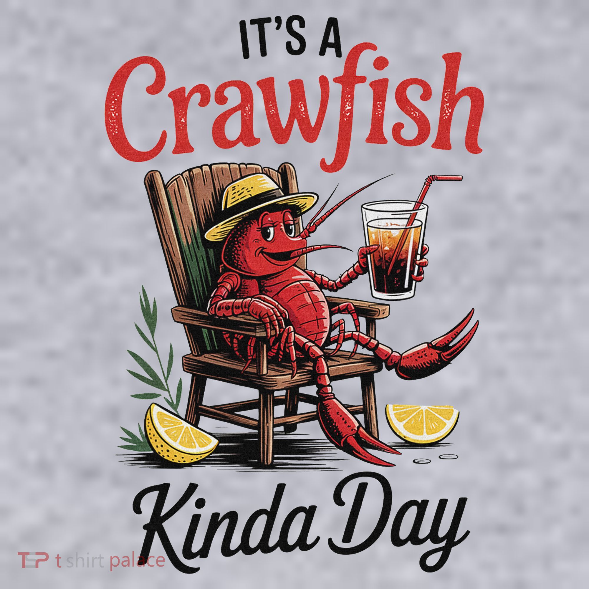 It's A Crawfish Kinda Day Crawfish Funny Louisiana Seafood Women's Sweatshirt