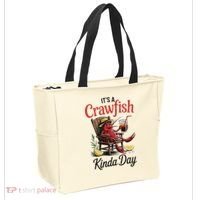 It's A Crawfish Kinda Day Crawfish Funny Louisiana Seafood Tote Bag thumb 2