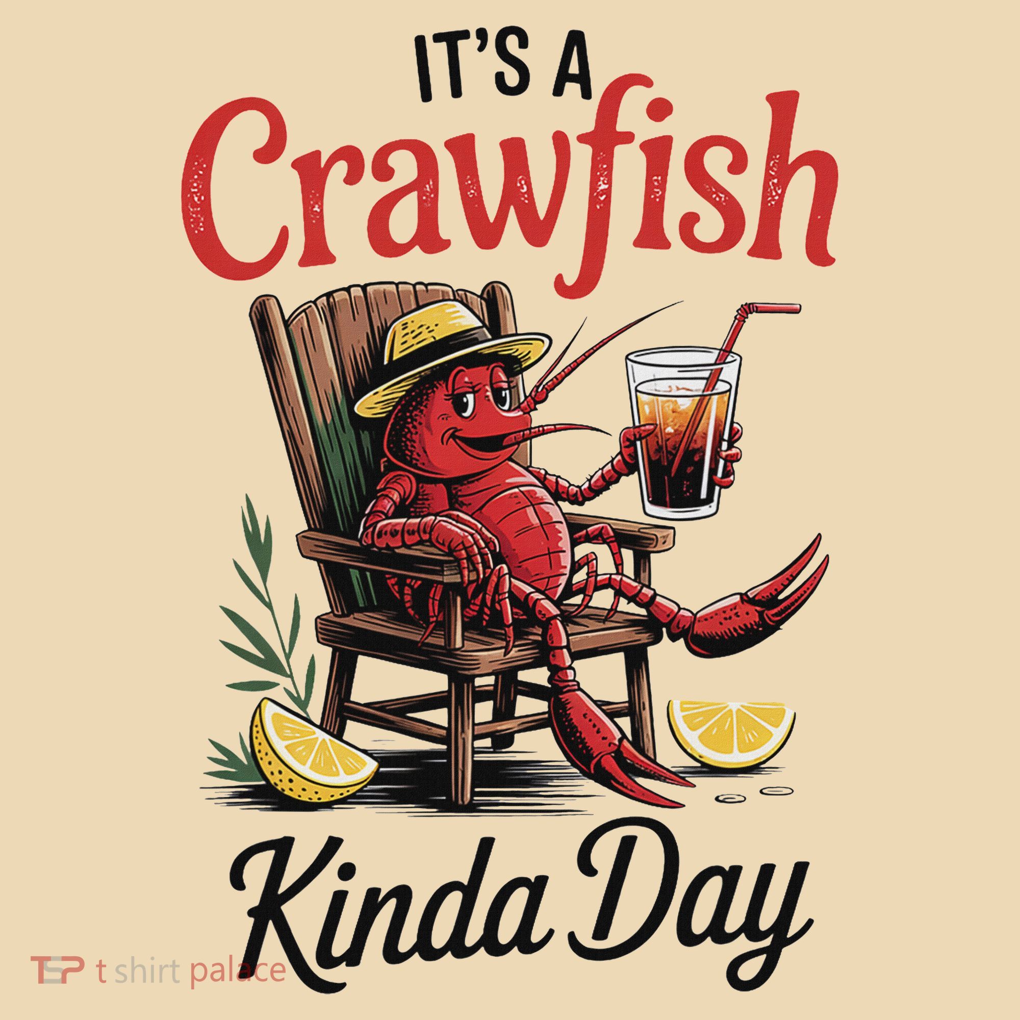 It's A Crawfish Kinda Day Crawfish Funny Louisiana Seafood Tote Bag