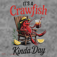 It's A Crawfish Kinda Day Crawfish Funny Louisiana Seafood Toddler Hoodie thumb 2