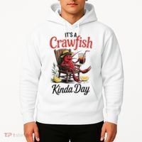 It's A Crawfish Kinda Day Crawfish Funny Louisiana Seafood Hoodie thumb 2