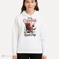 It's A Crawfish Kinda Day Crawfish Funny Louisiana Seafood Hoodie thumb 5