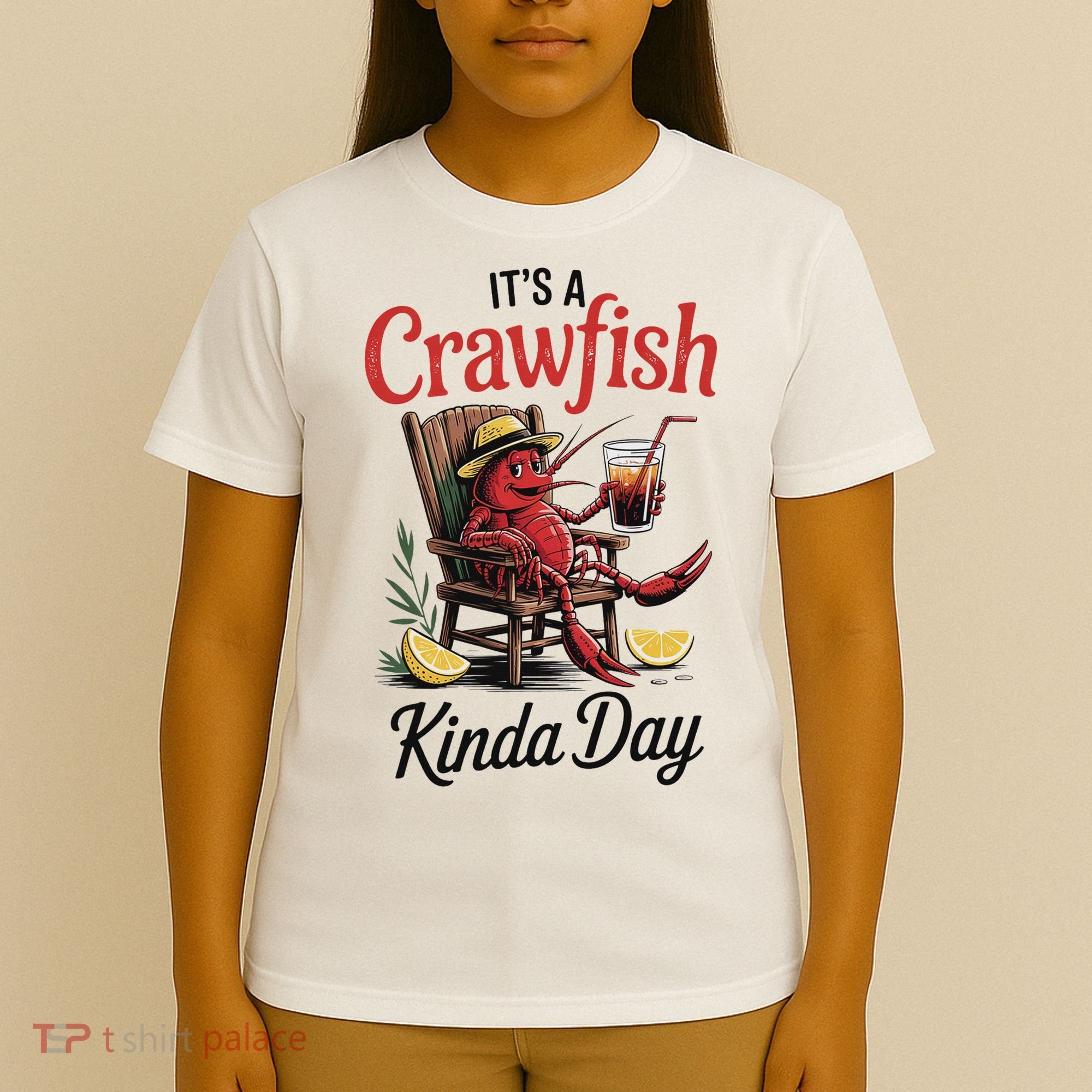 It's A Crawfish Kinda Day Crawfish Funny Louisiana Seafood T-Shirt