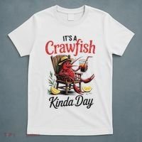 It's A Crawfish Kinda Day Crawfish Funny Louisiana Seafood T-Shirt thumb 5