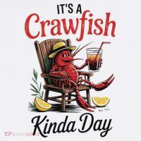 It's A Crawfish Kinda Day Crawfish Funny Louisiana Seafood Women's Hoodie thumb 2