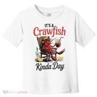 It's A Crawfish Kinda Day Crawfish Funny Louisiana Seafood Toddler T-Shirt thumb 0
