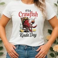 It's A Crawfish Kinda Day Crawfish Funny Louisiana Seafood Women's T-Shirt thumb 2
