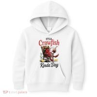 It's A Crawfish Kinda Day Crawfish Funny Louisiana Seafood Kids Hoodie thumb 0