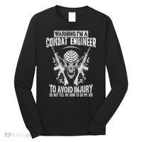 I'm A Combat Engineer Combat Engineering Long Sleeve Shirt thumb 0