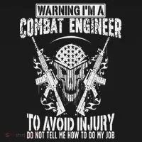 I'm A Combat Engineer Combat Engineering Polo thumb 3