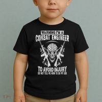 I'm A Combat Engineer Combat Engineering Toddler T-Shirt thumb 2