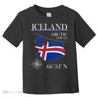 Iceland  Arctic Circle  Polar North Island Icelandic Flag Toddler T-Shirt thumb 0