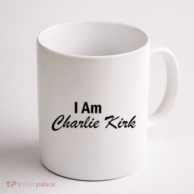 I Am Charlie Kirk Coffee Mug back