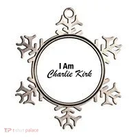 I Am Charlie Kirk Ornament thumb 0