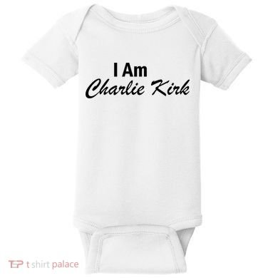 I Am Charlie Kirk Baby Bodysuit