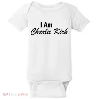 I Am Charlie Kirk Baby Bodysuit thumb 0