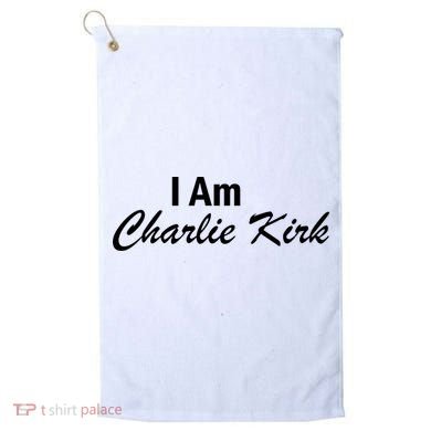 I Am Charlie Kirk Golf Towel