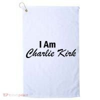 I Am Charlie Kirk Golf Towel thumb 0